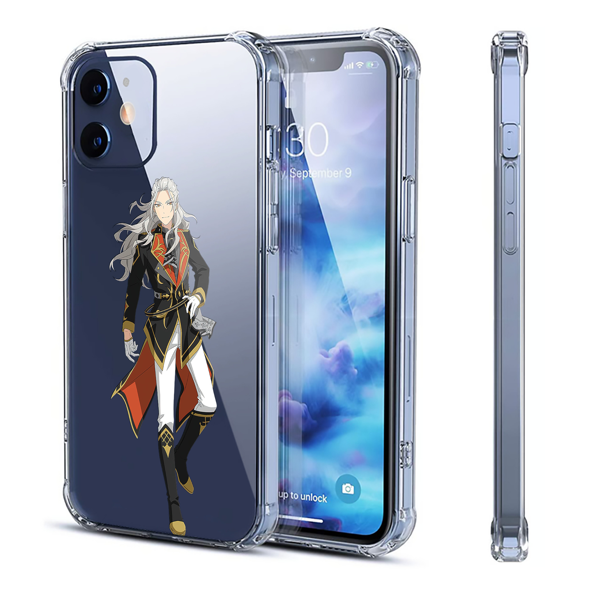 （画像用） あんさんぶるスターズ! Ensemble Stars 【iPhone 12シリーズ対応】透明スマホケース（クリアソフトケース）